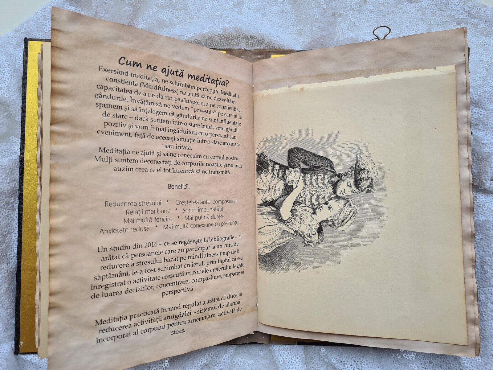 Jurnal de meditație și introspecție – Handmade, Ediție limitată - imagine 5