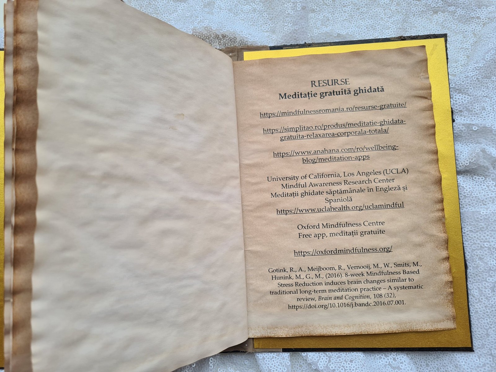 Jurnal de meditație și introspecție – Handmade, Ediție limitată - imagine 6